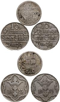 zestaw 3 monet 1923, w skład zestawu wchodzi 2 x