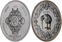 2 dolary 2014, mennica Warszawska, ptak Kiwi, 56