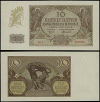 10 złotych 1.03.1940, seria J, numeracja 6100950