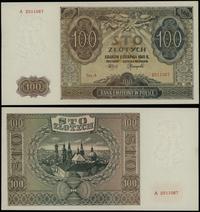 100 złotych 1.08.1941, seria A, numeracja 251106