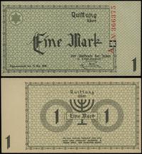 1 marka 15.05.1940, seria A, numeracja 366375, p
