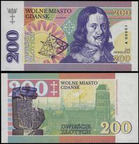 nieobiegowy banknot kolekcjonerski nominału 200 