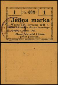 1 marka ważne od 1.03.1920 do 1.01.1921, nowodru