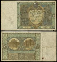 50 złotych 28.08.1925, seria G, numeracja 150619