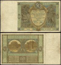 50 złotych 28.08.1925, seria AK, numeracja 81838