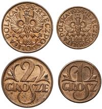 Polska, lot 2 monet, 1938