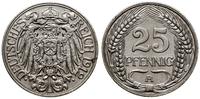 Niemcy, 25 fenigów, 1912 A