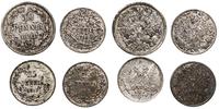 zestaw 4 monet, Helsinki, 50 penniä 1891 - Aleks