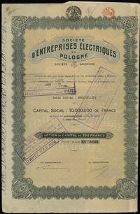 akcja na 250 franków 1923, Bruksela, numeracja 2