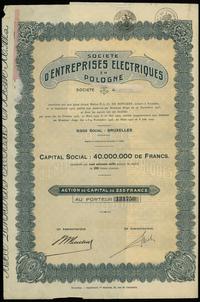 akcja na 250 franków 1929, Bruksela, numeracja 1