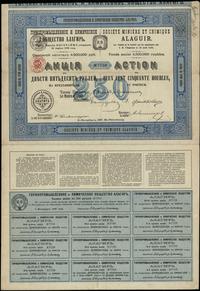 akcja na 250 rubli 1897, Petersburg, numeracja 7