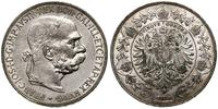 5 koron 1900, Wiedeń, zielonkawa patyna na rewer