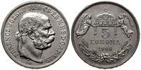 Węgry, 5 koron, 1908