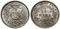 1 marka 1910 D, Monachium, wyśmienita, AKS 2, Ja