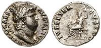 denar 64-65, Rzym, Aw: Głowa cesarza w wieńcu la