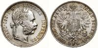1 floren 1878, Wiedeń, pięknie zachowana moneta,