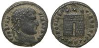 follis 325-326, Cyzicus, Aw: Głowa Konstantyna w