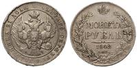 rubel 1842, Petersburg, patyna, Bitkin 184