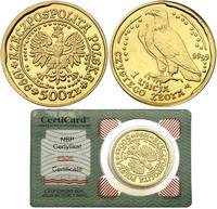500 złotych 1996, Warszawa, Orzeł bielik, złoto 