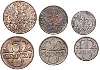 Polska, 1,2 oraz 5 groszy, 1938