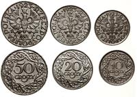 Polska, lot 3 monet, 1923