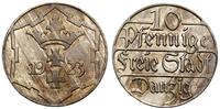 10 fenigów 1923, Berlin, patyna na monecie, AKS 