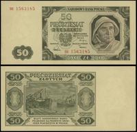 50 złotych 1.07.1948, seria BE, numeracja 156318