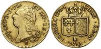 Francja, podwójny louis d'or au buste nu, 1786 K