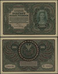 500 marek polskich 23.08.1919, seria I-BO, numer