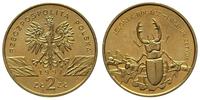 2 złote 1997, Jelonek Rogacz, nordic gold, delik