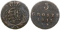 Polska, 3 grosze, 1813 IB