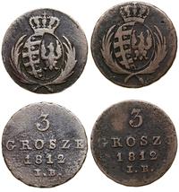 Polska, lot 2 x 3 grosze, 1812 IB