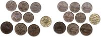 zestaw: 9 monet, mennica Berlin, w skład zestawu