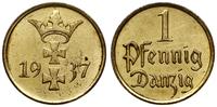 1 fenig (złocony) 1937, Berlin, brąz złocony, ci