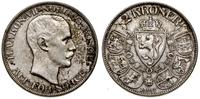 2 korony 1917, Kongsberg, srebro próby 800, 14.9