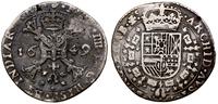 1/2 patagona 1649, Antwerpia, srebro 12.10 g, ci