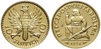 komplet: 10, 20, 50 i 100 złotych "1924", Warsza