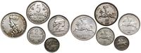 zestaw 5 monet lata 1925-1936, mennica Kowno, w 