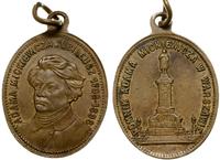 Polska, medalik na pamiątkę odsłonięcia pomnika Adama Mickiewicza w Warszawie, 1898