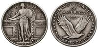 25 centów 1917, Filadelfia, wariant "bez gwiazde