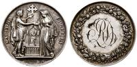 medal ślubny, sygnowany F PINGRET; Aw: Para trzy