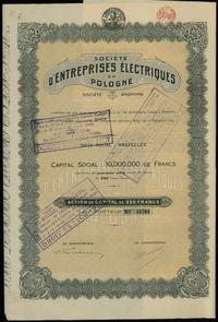 Polska, zestaw: 39 x akcja na 250 franków, 1923