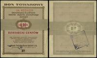 Polska, bon na 10 centów (0.10 dolara), 1.01.1960