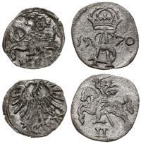 Polska, zestaw: denar 1556 i dwudenar 1570