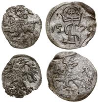 Polska, zestaw: denar 1556 i dwudenar 1570
