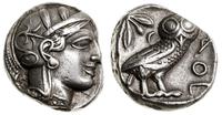 tetradrachma ok. 454-404 pne, Aw: Głowa Ateny w 