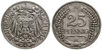Cesarstwo Niemieckie, 25 fenigów, 1912 A