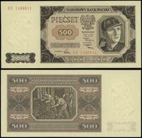 500 złotych 01.07.1948, seria CC, numeracja 1480