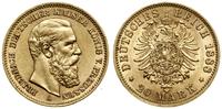 20 marek 1888 A, Berlin, złoto, 7.94 g, bardzo ł