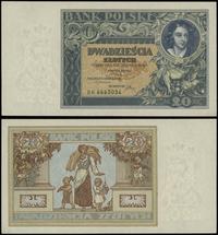 20 złotych 20.06.1931, seria DH, numeracja 66650